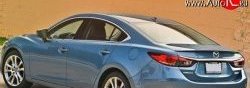 2 699 р. Лип спойлер M-VRS Mazda 6 GJ дорестайлинг седан (2012-2015) (Неокрашенный)  с доставкой в г. Пермь. Увеличить фотографию 2