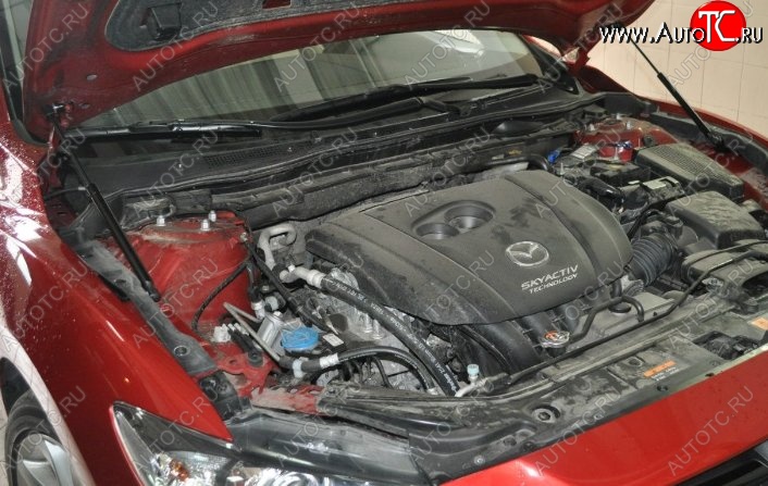 2 199 р. Газовые упоры капота Berkut Mazda 6 GJ дорестайлинг седан (2012-2015)  с доставкой в г. Пермь