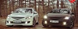 4 999 р. Решётка радиатора Sport Mazda 6 GH дорестайлинг седан (2007-2010) (Неокрашенная)  с доставкой в г. Пермь. Увеличить фотографию 2