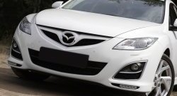 579 р. Реснички на фары RA Mazda 6 GH рестайлинг седан (2010-2012) (Неокрашенные)  с доставкой в г. Пермь. Увеличить фотографию 4