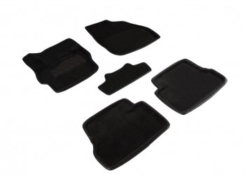 Коврики в салон SEINTEX 3D ВОРС (комплект) Mazda 3/Axela ( BK,  BL) (2003-2013) дорестайлинг, хэтчбэк, рестайлинг седан, рестайлинг, хэтчбэк, дорестайлинг седан (Цвет: черный)