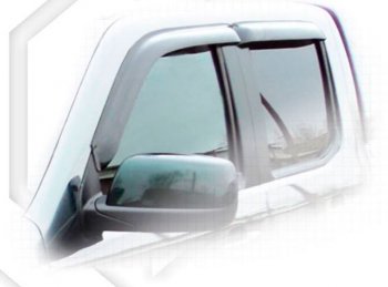 Дефлектора окон CA-Plastiс Mazda BT-50 (2006-2011) (Classic полупрозрачный, Без хром.молдинга)