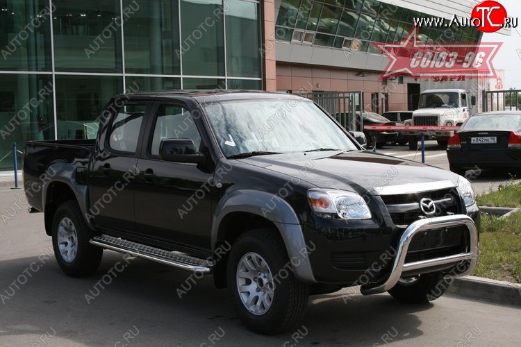 17 819 р. Защита переднего бампера Souz-96 (d76)  Mazda BT-50 (2006-2011)  с доставкой в г. Пермь