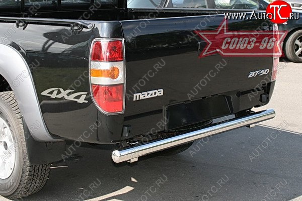 10 619 р. Защита заднего бампера Souz-96 (d76) Mazda BT-50 (2006-2011)  с доставкой в г. Пермь