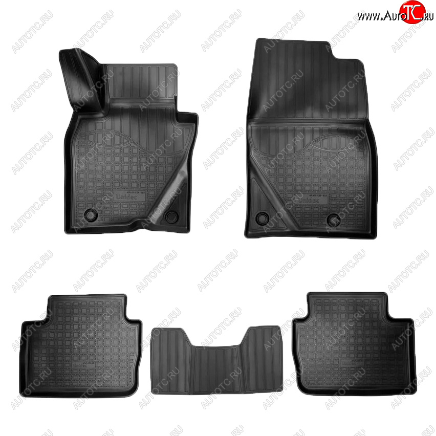 2 479 р. Коврики салона Norplast  Mazda CX-30  1 DM (2019-2025) (Цвет: черный)  с доставкой в г. Пермь