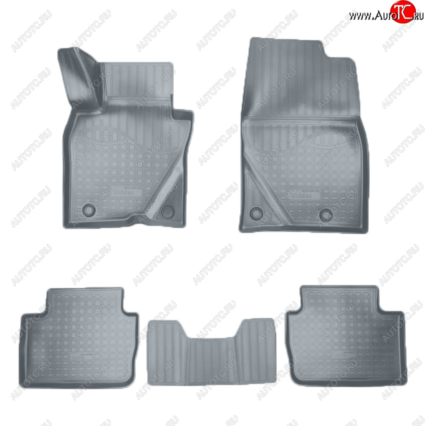 3 199 р. Коврики салона Norplast  Mazda CX-30  1 DM (2019-2025) (Цвет: серый)  с доставкой в г. Пермь