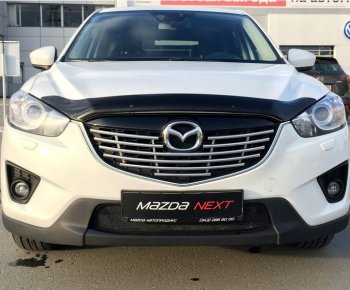 Дефлектор капота NovLine Mazda CX-5  KE (2011-2017) дорестайлинг, рестайлинг