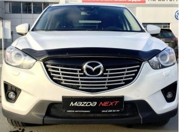 3 299 р. Дефлектор капота NovLine  Mazda CX-5  KE (2011-2017) дорестайлинг, рестайлинг  с доставкой в г. Пермь. Увеличить фотографию 3