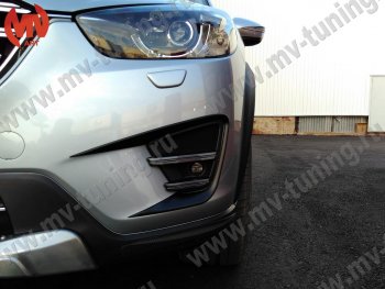 9 199 р. Расширители колесных арок MV-Tuning Mazda CX-5 KE дорестайлинг (2011-2014) (Неокрашенный)  с доставкой в г. Пермь. Увеличить фотографию 6