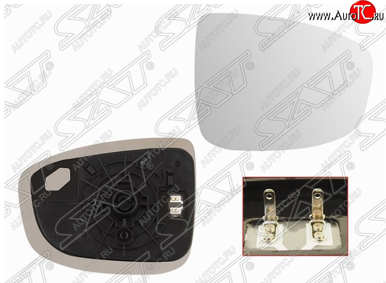 689 р. Правое полотно зеркала SAT (с обогревом) Mazda CX-5 KE дорестайлинг (2011-2014)  с доставкой в г. Пермь