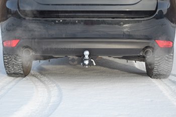 15 649 р. Фаркоп Petroil Tuning (съемный квадрат) Mazda CX-5 KE дорестайлинг (2011-2014)  с доставкой в г. Пермь. Увеличить фотографию 2