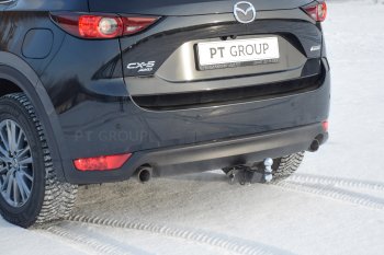 15 649 р. Фаркоп Petroil Tuning (съемный квадрат) Mazda CX-5 KE дорестайлинг (2011-2014)  с доставкой в г. Пермь. Увеличить фотографию 3