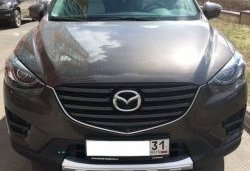 2 349 р. Накладка на передний бампер СТ v4 v4 Mazda CX-5 KE дорестайлинг (2011-2014) (Неокрашенная)  с доставкой в г. Пермь. Увеличить фотографию 2