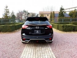 23 749 р. Накладка на задний бампер ROWEN Mazda CX-5 KE дорестайлинг (2011-2014) (Неокрашенная)  с доставкой в г. Пермь. Увеличить фотографию 2