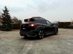 23 749 р. Накладка на задний бампер ROWEN Mazda CX-5 KE дорестайлинг (2011-2014) (Неокрашенная)  с доставкой в г. Пермь. Увеличить фотографию 3