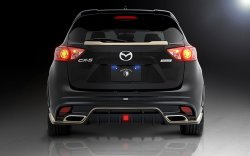 23 749 р. Накладка на задний бампер ROWEN Mazda CX-5 KE дорестайлинг (2011-2014) (Неокрашенная)  с доставкой в г. Пермь. Увеличить фотографию 5