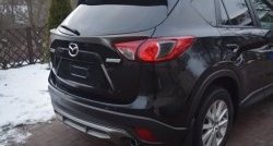 5 699 р. Лип спойлер CT Mazda CX-5 KE дорестайлинг (2011-2014) (Неокрашенный)  с доставкой в г. Пермь. Увеличить фотографию 6