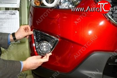 2 849 р. Подиумы противотуманных фар СТ Mazda CX-5 KE дорестайлинг (2011-2014)  с доставкой в г. Пермь