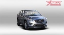 16 019 р. Защита переднего бампера одинарная Souz-96 (d42) Mazda CX-5 KE рестайлинг (2015-2017)  с доставкой в г. Пермь. Увеличить фотографию 3