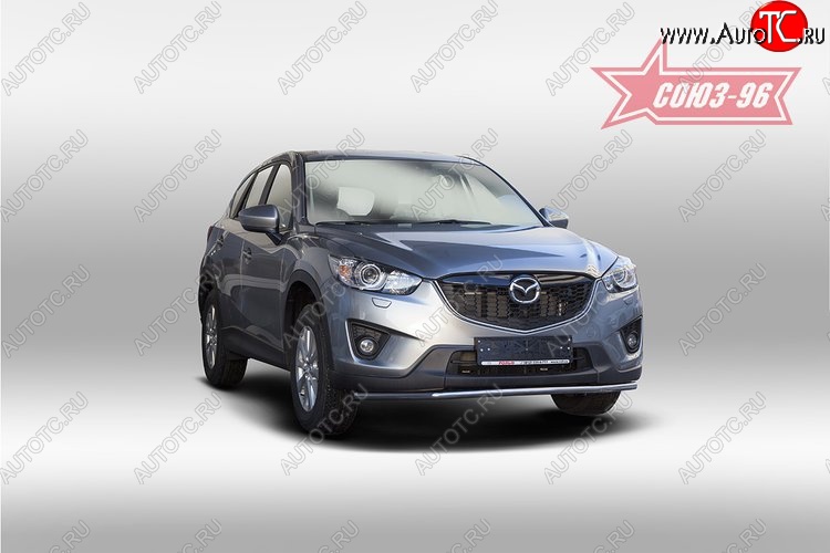 15 254 р. Одинарная защита переднего бампера (d42) Premium Souz-96 Mazda CX-5 KE дорестайлинг (2011-2014)  с доставкой в г. Пермь