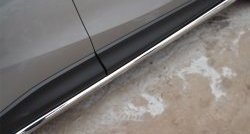 70 999 р. Защита порогов из круглой трубы диаметром 63 мм Russtal Mazda CX-5 KE рестайлинг (2015-2017) (Защита порогов с со скосами на торцах (вариант 1))  с доставкой в г. Пермь. Увеличить фотографию 6