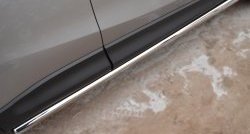 70 999 р. Защита порогов из круглой трубы диаметром 63 мм Russtal Mazda CX-5 KE рестайлинг (2015-2017) (Защита порогов с со скосами на торцах (вариант 1))  с доставкой в г. Пермь. Увеличить фотографию 11