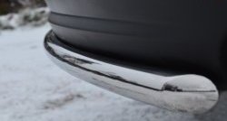 11 549 р. Одинарная защита заднего бампера из трубы диаметром 42 мм SLITKOFF  Mazda CX-5  KE (2011-2017) дорестайлинг, рестайлинг  с доставкой в г. Пермь. Увеличить фотографию 3