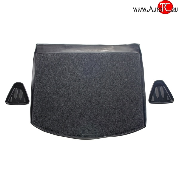 1 699 р. Коврик в багажник (с 2-мя карманами) Aileron (полиуретан, покрытие Soft) Mazda CX-5 KE дорестайлинг (2011-2014)  с доставкой в г. Пермь