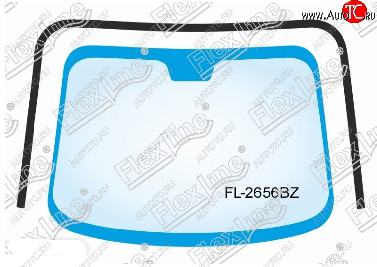 1 999 р. Молдинг лобового стекла FlexLine Mazda CX-7 ER рестайлинг (2010-2012)  с доставкой в г. Пермь