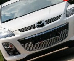 5 849 р. Декоративная вставка воздухозаборника Novline (d10 мм) Mazda CX-7 ER рестайлинг (2010-2012)  с доставкой в г. Пермь. Увеличить фотографию 2