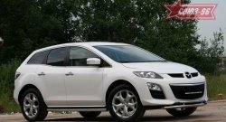 Защита переднего бампера двойная Souz-96 (d460/42) Mazda CX-7  ER (2010-2012) рестайлинг