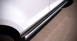 70 999 р. Защита порогов из круглой трубы диаметром 63 мм Russtal Mazda CX-7 ER рестайлинг (2010-2012) (Защита порогов с со скосами на торцах (вариант 1))  с доставкой в г. Пермь. Увеличить фотографию 9