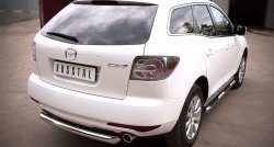 15 249 р. Одинарная защита заднего бампера из трубы диаметром 76 мм SLITKOFF Mazda CX-7 ER рестайлинг (2010-2012)  с доставкой в г. Пермь. Увеличить фотографию 4