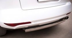 12 999 р. Защита заднего бампера (Ø75x42 мм, нержавейка) Russtal Mazda CX-7 ER рестайлинг (2010-2012)  с доставкой в г. Пермь. Увеличить фотографию 2