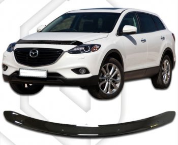 Дефлектор капота CA-Plastic Mazda CX-9  TB (2007-2015) дорестайлинг, 2-ой рестайлинг