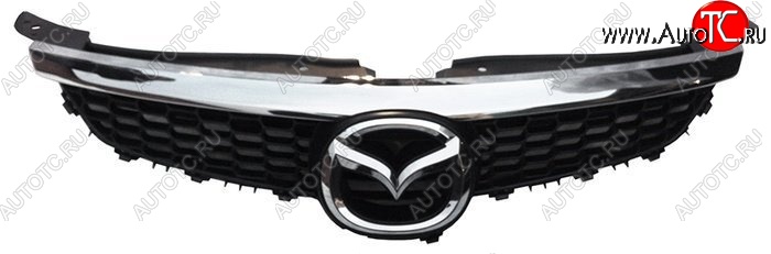 16 899 р. Решётка радиатора SAT (с хром молдингом) Mazda CX-9 TB дорестайлинг (2007-2009) (Неокрашенная)  с доставкой в г. Пермь