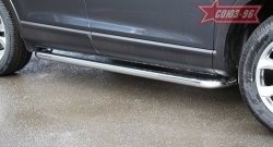 Защита порогов Souz-96 (d60) Mazda CX-9  TB (2007-2009) дорестайлинг