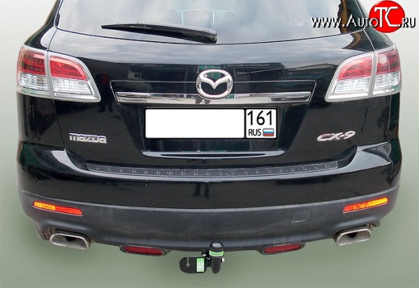 5 749 р. Фаркоп Лидер Плюс  Mazda CX-9  TB (2007-2009) дорестайлинг (Без электропакета)  с доставкой в г. Пермь