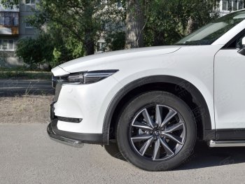 16 899 р. Одинарная защита переднего бампера SLITKOFF диаметром 63 мм Mazda CX-5 KF (2016-2025)  с доставкой в г. Пермь. Увеличить фотографию 2