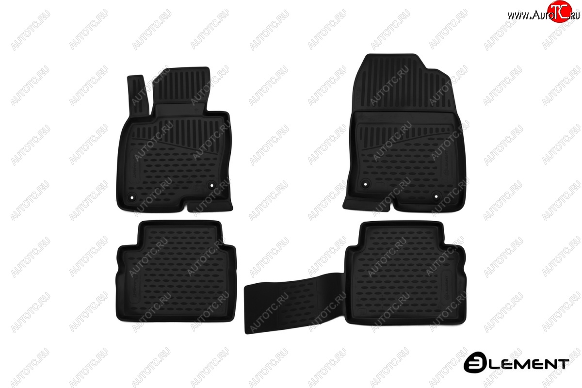 2 699 р. Коврики в салон (полиуретан) Element Mazda CX-5 KF (2016-2025)  с доставкой в г. Пермь