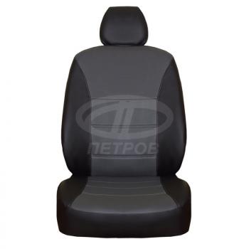 Чехлы на сиденья ПЕТРОВ Орегон (экокожа, Active) Mazda CX-5  KF (2016-2025) (черный/серый)
