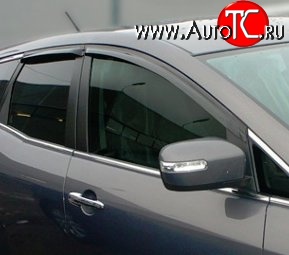 999 р. Комплект дефлекторов окон (ветровиков) 4 шт. Russtal Mazda CX-7 ER дорестайлинг (2006-2010)  с доставкой в г. Пермь