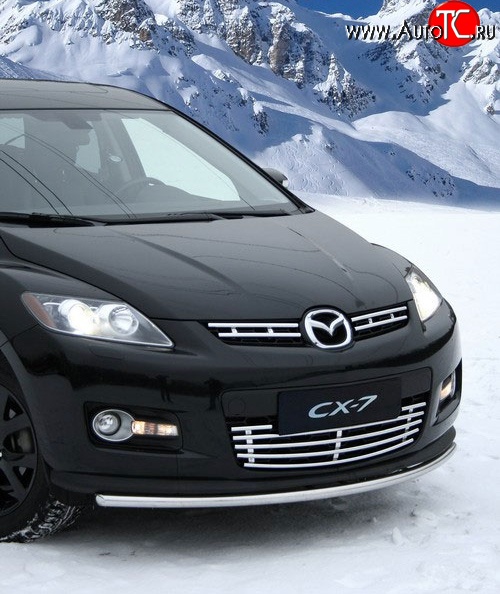 872 р. Декоративная вставка воздухозаборника Novline Mazda CX-7 ER дорестайлинг (2006-2010)  с доставкой в г. Пермь
