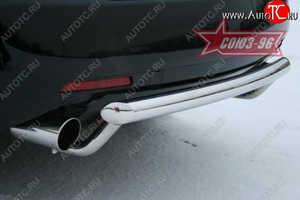 13 409 р. Защита заднего бампера Souz-96 (d60) Mazda CX-7 ER дорестайлинг (2006-2010)  с доставкой в г. Пермь