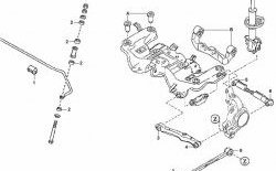 709 р. Полиуретановый сайлентблок нижних поперечных тяг задней подвески Mazda 323/Familia седан BJ дорестайлинг (1998-2000)  с доставкой в г. Пермь. Увеличить фотографию 2