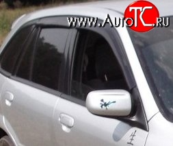 999 р. Комплект дефлекторов окон (ветровиков) 4 шт. (хетчбек) Russtal Mazda 323/Familia седан BJ дорестайлинг (1998-2000)  с доставкой в г. Пермь