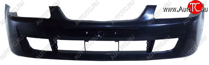 5 199 р. Бампер передний SAT  Mazda 323/Familia  седан (1998-2000) BJ дорестайлинг (Неокрашенный)  с доставкой в г. Пермь
