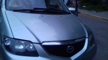 12 899 р. Капот стеклопластиковый Стандарт Mazda MPV LW дорестайлинг (1999-2002)  с доставкой в г. Пермь. Увеличить фотографию 2