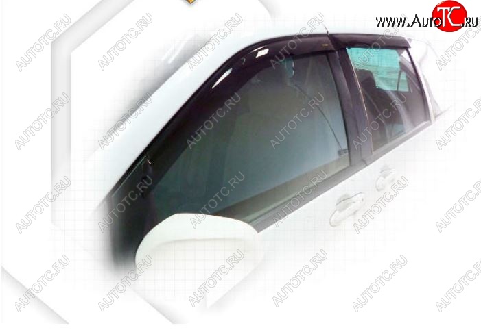 2 079 р. Дефлектора окон (LW3W, LW5W, LWEW, LW) CA-Plastiс  Mazda MPV  LW (1999-2003) дорестайлинг, 1-ый рестайлинг (Classic полупрозрачный, Без хром молдингов)  с доставкой в г. Пермь