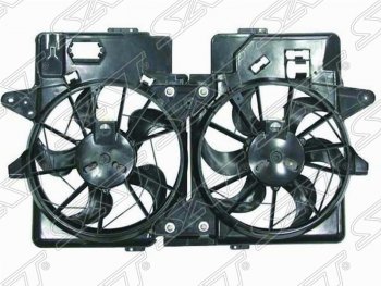 Диффузор радиатора в сборе SAT (2.0) Mazda Tribute (2000-2007)  дорестайлинг